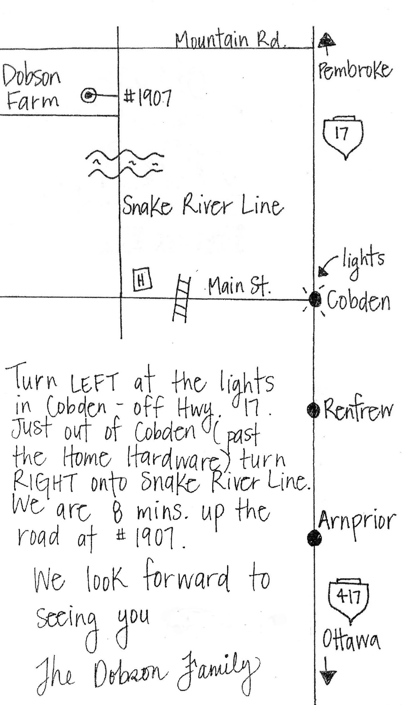 Dobson Farm Map